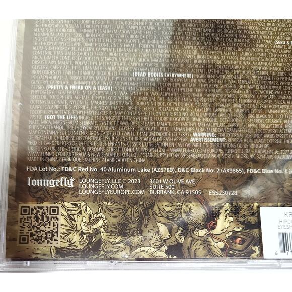 Hipdot Korn Follow The Leader Eyeshadow Face Palette Matte Shimmer Glitter NIB - Picture 15 of 16